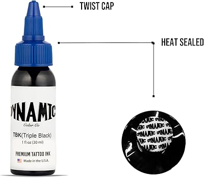 Tinta Dynamic Triple Black de 1 oz (30 ml) - Image 4