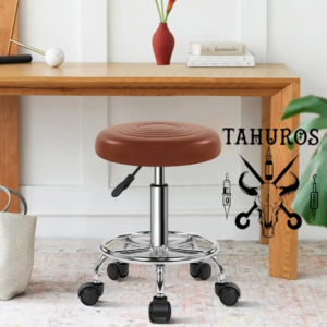 Asiento giratorio ajustable con ruedas