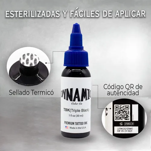 Tinta Dynamic Triple Black de 1 oz (30 ml) - Image 2