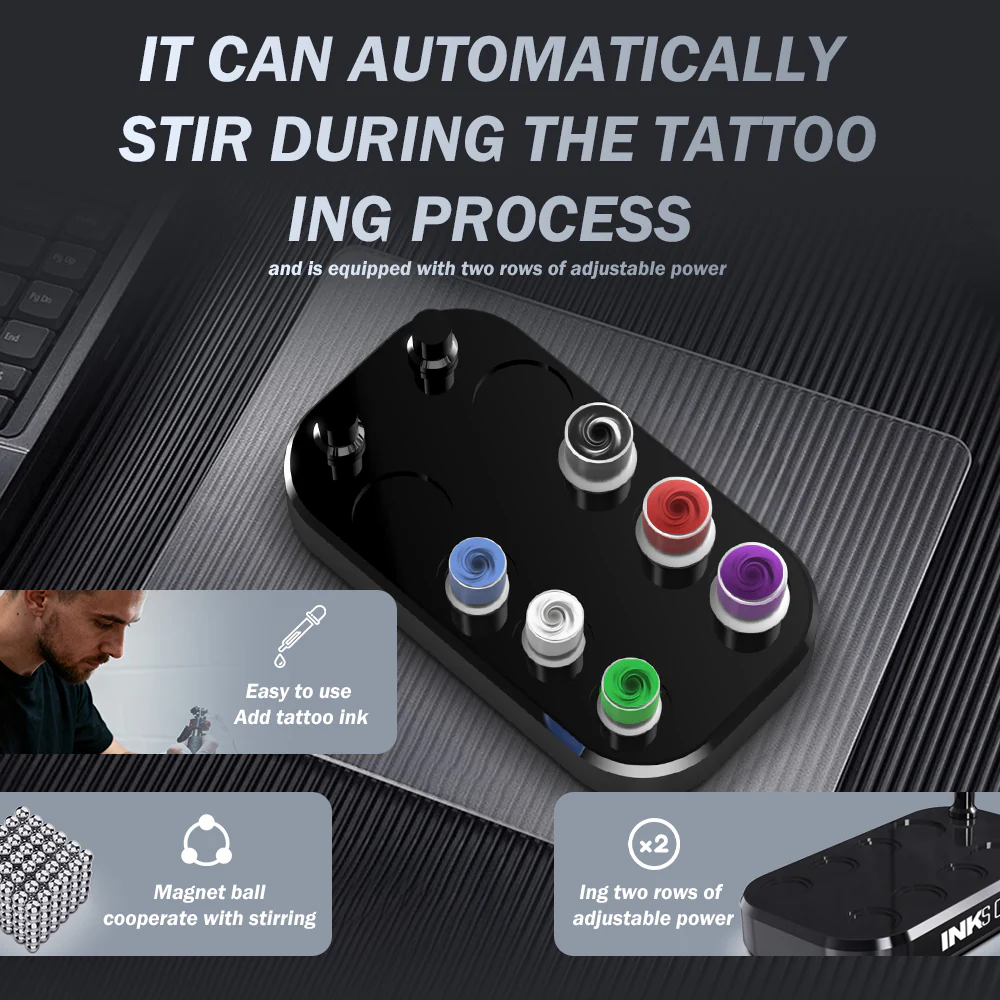 mezclador magnético de tinta para tatuajes - Image 4