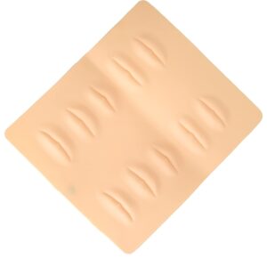 piel sintética de silicona con relieve 3D de labios
