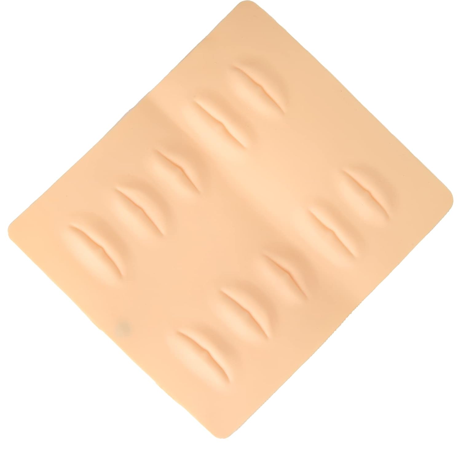 piel sintética de silicona con relieve 3D de labios