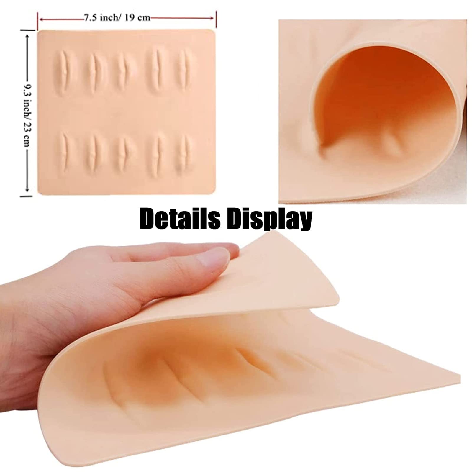 piel sintética de silicona con relieve 3D de labios - Image 5