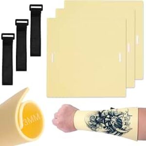 piel sintética de silicona para práctica de tatuajes con correa elástica 3 MM